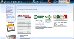 Desktop Screenshot of comune.caprileone.me.it
